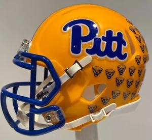 PITT PANTHERS KENNY PICKETT CUSTOM MINI FOOTBALL HELMET - OR ANY PLAYER - Picture 1 of 9