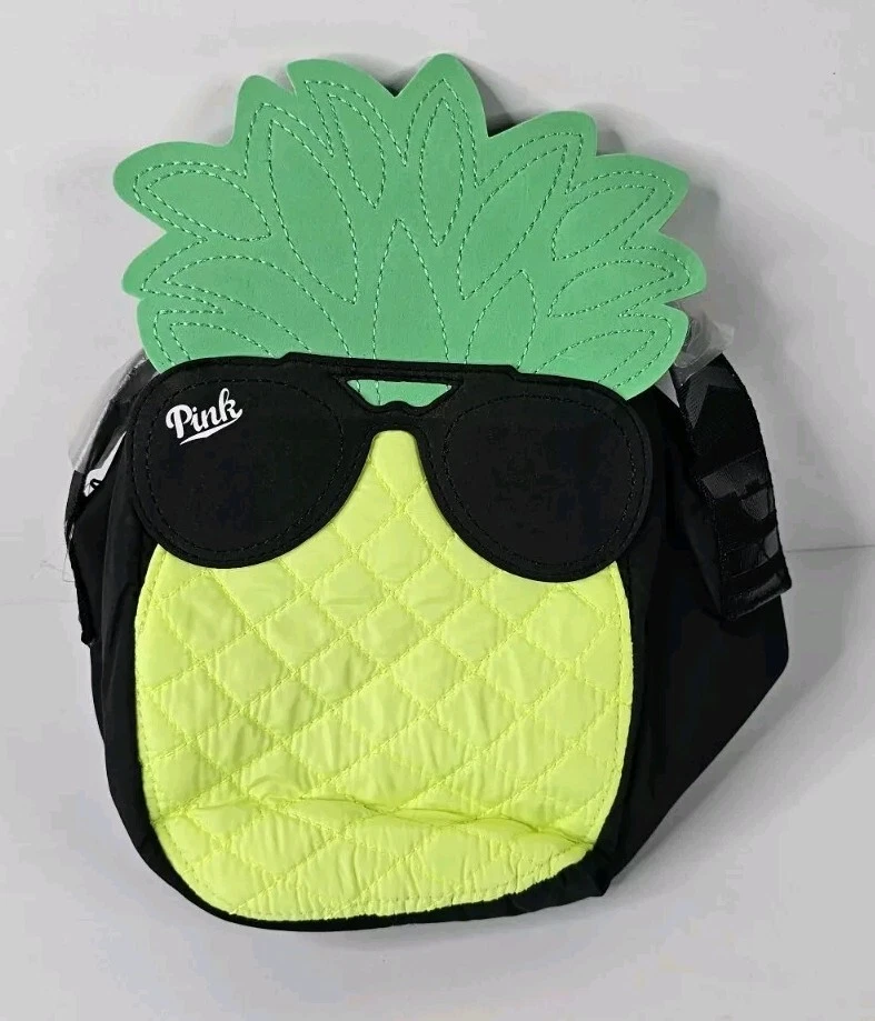Victoria’s Secret Pink Pineapple Sunglasses Lunch Bag Beach Cooler Tote