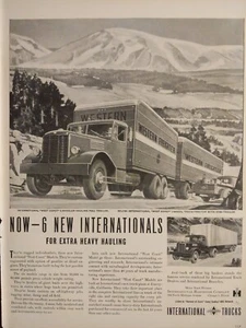 Vintage 1946 INTERNATIONAL trucks print ad.  International trucks - Picture 1 of 1