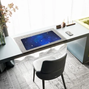  RGB Luminous Mouse Pad Büro Rutschfestes Mauspad LED Leuchtendes - Bild 1 von 12
