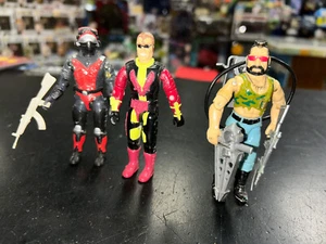 Vintage GI Joe 3 Figuren LOT 1986 Strato Viper 1993 Gristle nicht komplett Hasbro - Bild 1 von 9