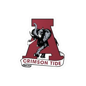 Crimson Tide Kiss-Cut Vinyl Aufkleber | Alabama Aufkleber für Auto, Laptop, Geschenke - Bild 1 von 17