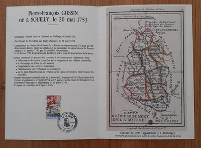 Document philatélique 1990 1er jour 200 ANS CRÉATION DES DÉPARTEMENTS - 1000 ex. - Photo 1/4
