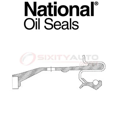 National Transfer Case Output Shaft Seal for 2008-2010 Sterling Truck Bullet ah Foto 1 de 4