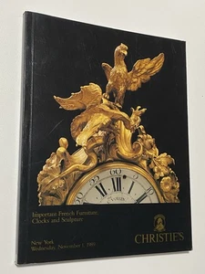 Christie's Important French Furniture Clocks Sculpture Auction Catalog Nov 1989 - Bild 1 von 6