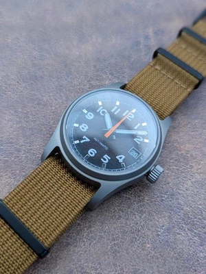 Morning Coffee | Titanium Field Watch | NH38A Auto | Sapphire | ±2s Regulated  - Image 1 of 4