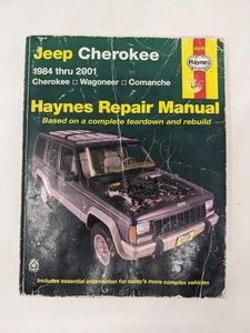 Jeep Cherokee Wagoneer Comanche 1984 Thru 2001 Haynes Repair Manual - Picture 1 of 9