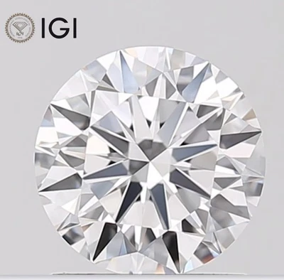 IGI Certified Lab Grown HPHT Diamond ROUND Cut 2.01 Ct D Color VS2 Clarity Stone - Image 1 of 4