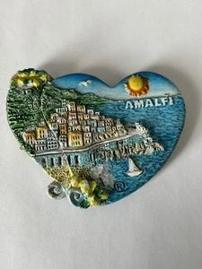 Amalfi Italy Fridge Magnet 3D Hand Painted Resin Travel Tourism Gift - Picture 1 of 4