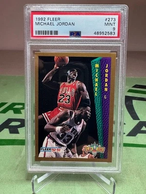1992-93 Fleer Michael Jordan #273 PSA 9 - Chicago Bulls - Image 1 of 2