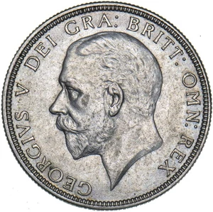 1931 Florin - George V Britische Silbermünze - sehr schön - Bild 1 von 2