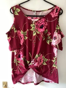 ACTING PRO COLD SHOULDER TOP SIZE 14 MEDIUM - Picture 1 of 18