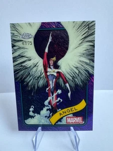 Topps Marvel Chrome 2025 - Angel Purple Refractor /75 - Bild 1 von 9