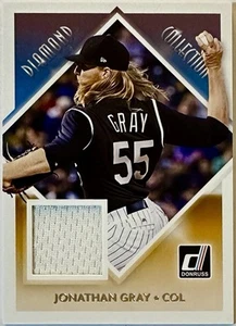 2018 Donruss “Diamond Collection” (Jonathan Gray - Rockies/Rangers - #DC-JG) - Picture 1 of 3