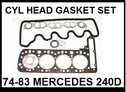 JUEGO DE JUNTAS DE CULATA SE ADAPTA A MERCEDES BENZ 240D 1974 A 1983 Foto 1 de 1
