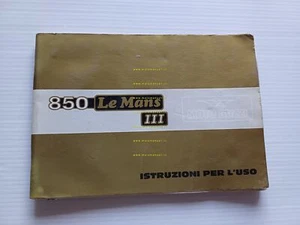 Moto Guzzi 850 Le Mans III 1984 manuale uso manutenzione italiano originale - Picture 1 of 13