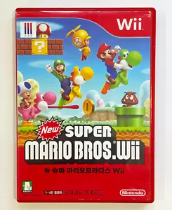 New Super Mario Bros. Wii Nintendo Wii Game CIB – RARE Korean Version! - Picture 1 of 3