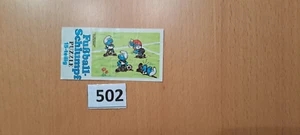 BPZ zu Puzzle Fußballschlümpfe 1988 Ecke unten links. Guter Zustand, s Bilder - Bild 1 von 2