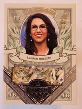 LAUREN BOEBERT Decision 2020 2/5 Preview SHREDDED MONEY CARD # M070 Bench Warmer