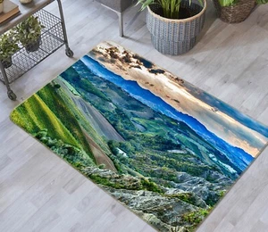 3D Grüne Berge NAM6084 Spiel Teppich Mat Elegant Foto Teppich Fay - Bild 1 von 6