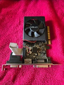PNY NVIDIA GeForce GT 710 2GB DDR3 Video Graphics Card GPU VCGGT7102XPB | Tested - Picture 1 of 4