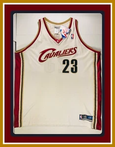 NWT! Rare Lebron James 2003-04 Rookie Authentics NBA Reebok Cavaliers Jersey 56 - Picture 1 of 24