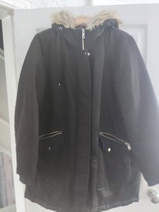 tesco ladies coats black