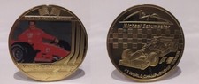 Michael Schumacher Gold Coin Formula 1 World Championship Winner Ferrari Driver