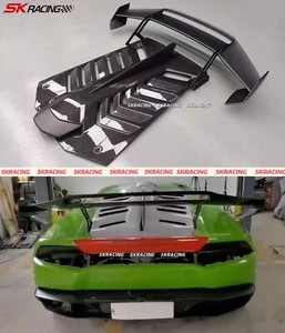 Cubierta del capó trasero del motor de fibra de carbono seca apta para Lamborghini Huracan LP580 LP610 - Imagen 1 de 13
