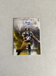 2022 Panini Origins Rookie Auto Calvin Austin III #RAU-CAU Steelers Auto RC - Foto 1 di 2