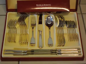 ROBBE & BERKING ALT FADEN 30 TL MENÜBESTECK 925 STERLING SILBER BESTECK - Bild 1 von 4