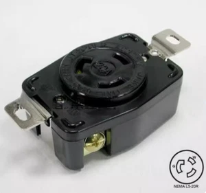 1 STÜCK NEU passend für Industriesteckdose JT-520LR NEMA L5-20R AC 125V 20A - Bild 1 von 1