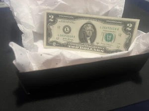 🍀$2 Bill 🎉BIRTHDAY NOTE🎉Uncirculated 🎉06-07-2018 - Picture 1 of 2