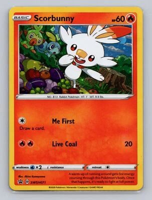 Scorbunny #SWSH071 Promo Pokemon TCG SWSH: Sword & Shield Promo Cards - Image 1 of 2