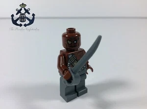 Lego Pirates of the Caribbean Minifigure Gunner Zombie poc014 w/ Saber - Picture 1 of 1