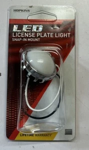 NEW Hopkins LED License Plate Light Snap In Mount B165 - 12 Volts - Picture 1 of 2