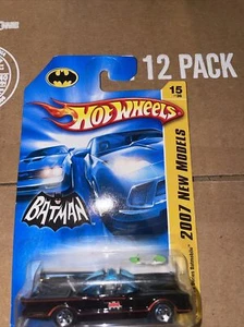 2007 Hot Wheels #15/36 - 1966 TV SERIES BATMOBILE Batman "NEW MODELS" Card, NEW - Picture 1 of 2