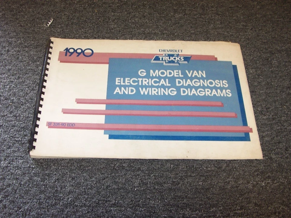 Chevy G10 G20 G30 1990 furgoneta deportiva cableado eléctrico diagrama manual xz Foto 1 de 1