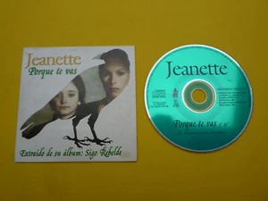 CD Single JEANETTE - Porque Te Vas - SPAIN Press - 40 2489 2 - PROMO (EX+/M-) - Picture 1 of 2