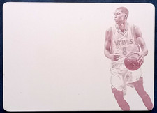ZACH LAVINE 2014-15 NATIONAL TREASURES MAGENTA PRINTING PLATE #112 1/1 RC ROOKIE