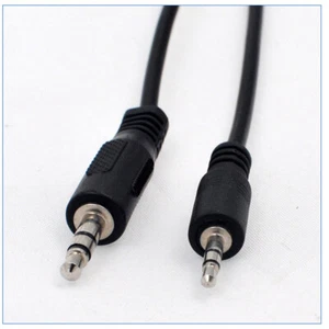 3.5mm to 2.5mm Mini Male to Male Stereo TRS Aux Audio Headphone Adapter Cable - Picture 1 of 8