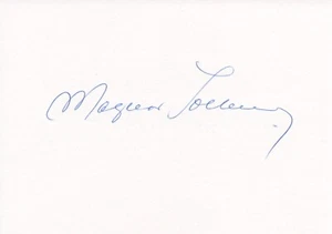 MAGNAR SOLBERG - original signierte Karteikarte Autogramm Biathlon Olympiasieger - Picture 1 of 1