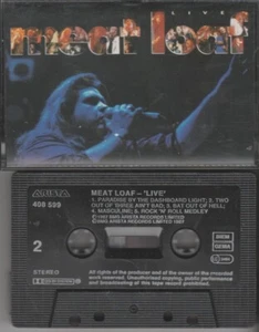 Meat Loaf 'Live' Cassette Album (1987) - Picture 1 of 2