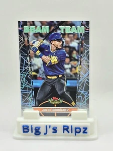 2024 Topps Stadium Club Beam Team Julio Rodriguez Case Hit SSP - Picture 1 of 2
