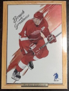 2003 - 2004 ITG Be A Player Nicklas Lidstrom Foil Brush With Greatness #11