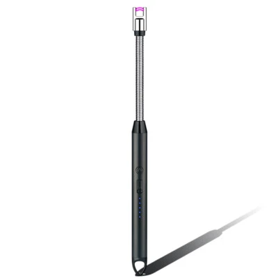 Encendedor de velas eléctrico arco USB recargable barbacoa campamento cocina de gas a prueba de viento Foto 1 de 4