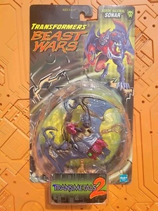 Beast Wars Transformers Vintage Básico Transmetal 2 Sonar Completo MOSC Nuevo - Imagen 1 de 2