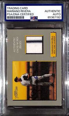2006 Topps Turkey Red Relics Mariano Rivera Jersey Auto PSA/DNA Authentic Auto - Image 1 of 2
