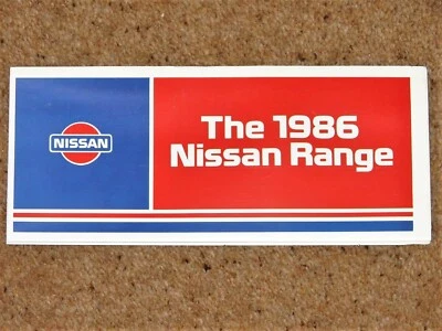 1986 NISSAN RANGE Sales Brochure inc Silvia ZX 300ZX -Mint Brand New Old Stock!! - Image 1 of 4