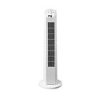 29 Inch Oscillating Tower Colling Fan With 3 Speed Settings, Silent 77 cm, White